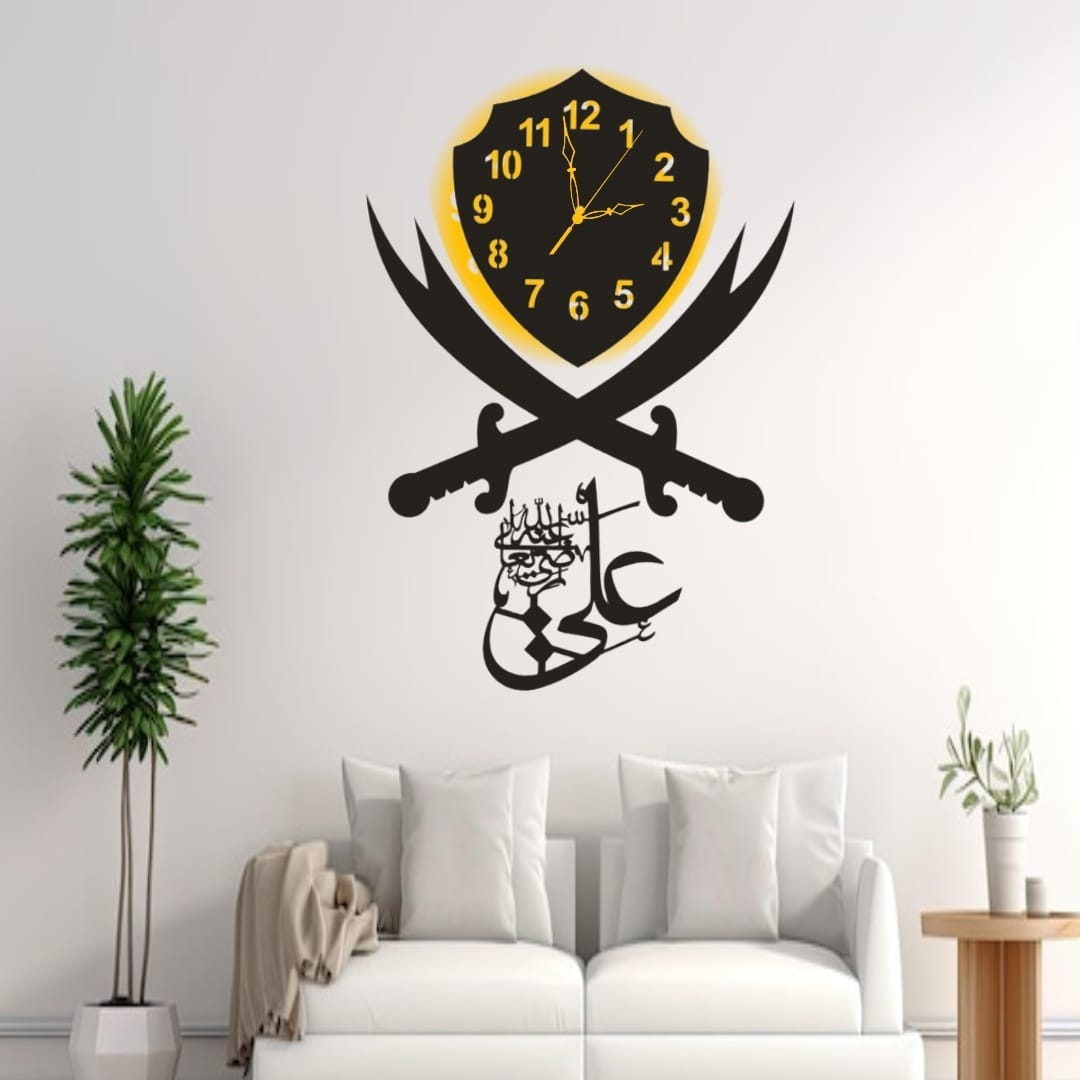 ALI Wall Clock With Light